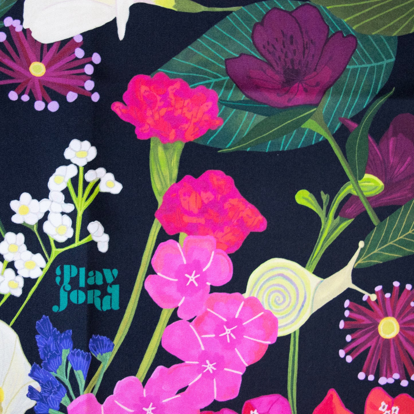 
                  
                    Garden of Curiosities, double-sided, black & teal, 90cm
                  
                