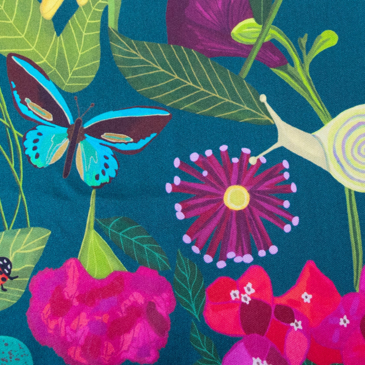 
                  
                    Garden of Curiosities, double-sided, black & teal, 90cm
                  
                