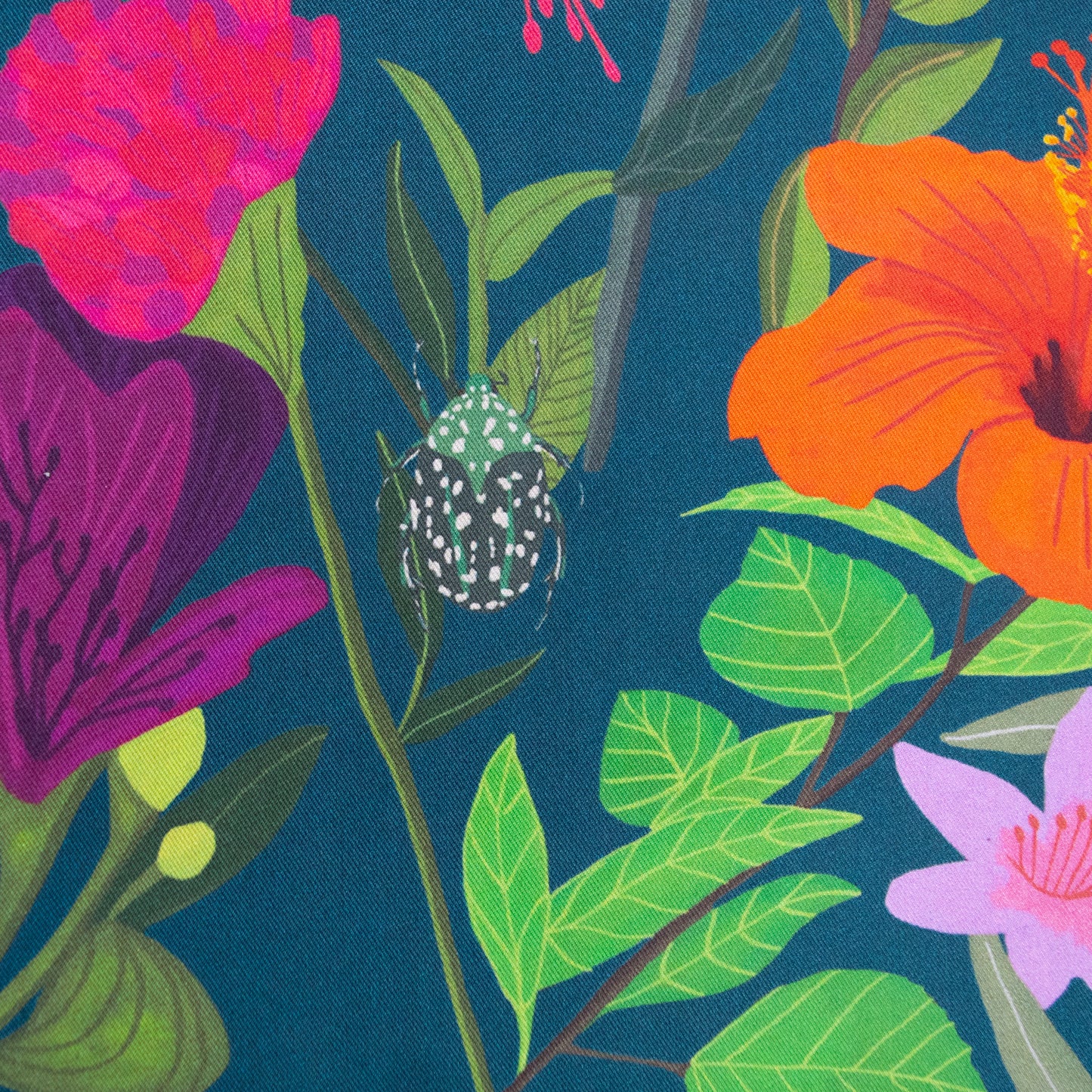 
                  
                    Garden of Curiosities, double-sided, black & teal, 90cm
                  
                